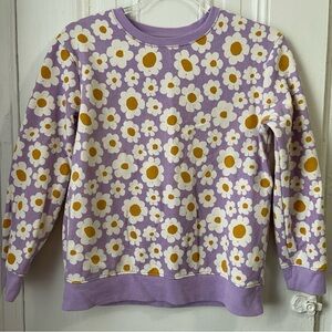 Girl’s Purple Daisy Crewneck Sweatshirt | Cat & Jack